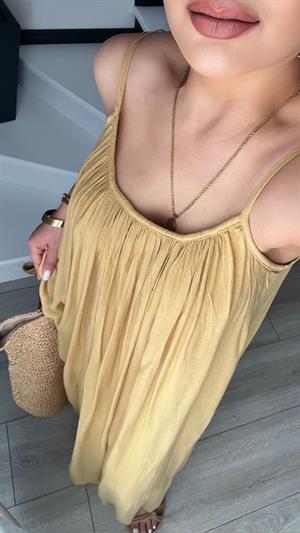 Mustard Premium Bohemian Linen Dress
