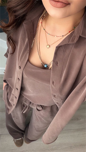 Kahve Premium Modal 3lü Takım