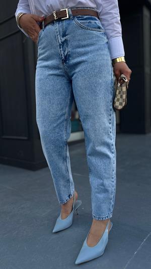 Kar Yıkama Yüksek Bel Slouchy Fit Jean 