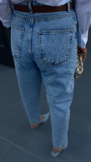 Kar Yıkama Yüksek Bel Slouchy Fit Jean 