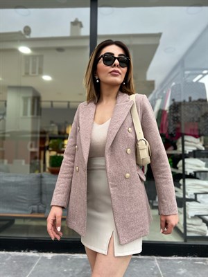 Kaşe 6 Düğme Blazer Ceket