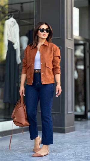 Koyu Lacivert Boy Fit Jean 