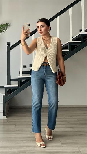 Koyu Mavi OSL2 Boy Fit Jean