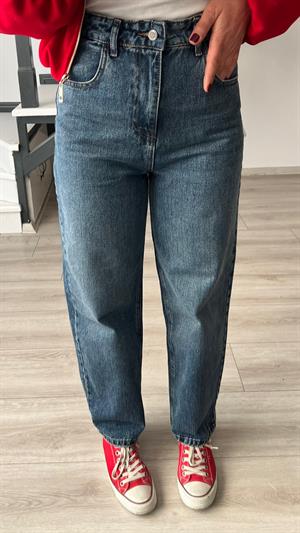 Koyu Mavi Skater Jean