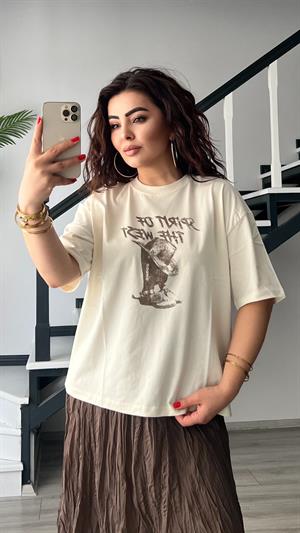 Krem Spirit Of The West Tshirt