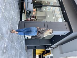 Lacivert Mom Fit Jean