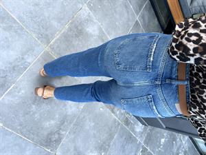 Lacivert Mom Fit Jean