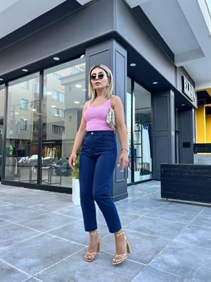 Lacivert Mom Jean