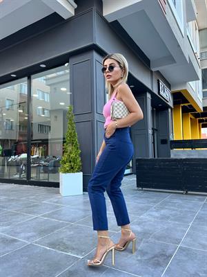Lacivert Mom Jean