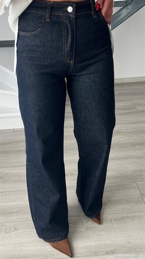 Lacivert Straight Jean
