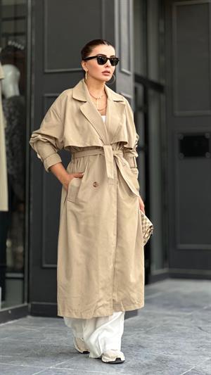 Marka Model Taş Oversize Trençkot