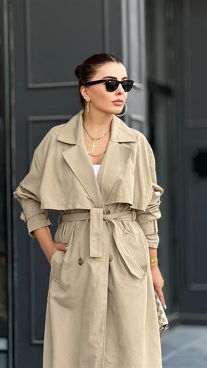 Marka Model Taş Oversize Trençkot