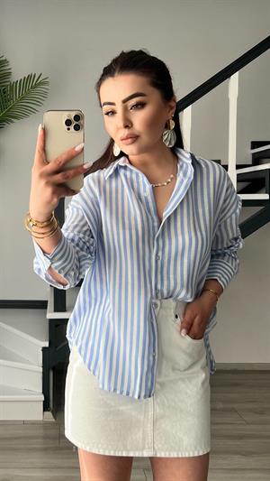 Orijinal Marka Beyaz Denim Etek 