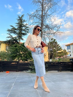 Orijinal Marka Denim Etek