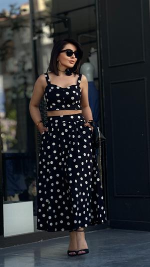 Original Brand Polka Dot Set with Neck Accessory