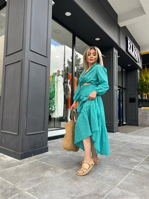 Original Brand Shirt and Skirt Set