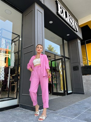 Pembe Keten Takım