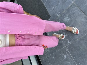Pembe Keten Takım