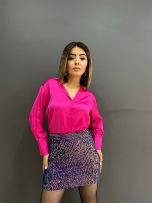 Saks Sequin Mini Skirt