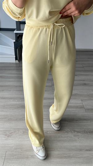 Sarı Modal Sweat-Pantolon Takım