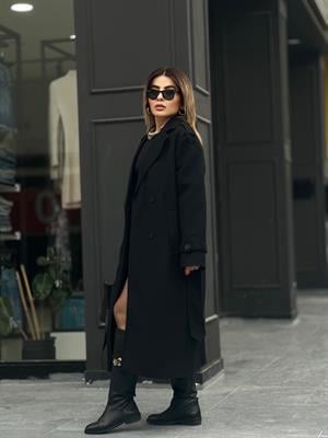 Siyah Apoletli Premium Kaban