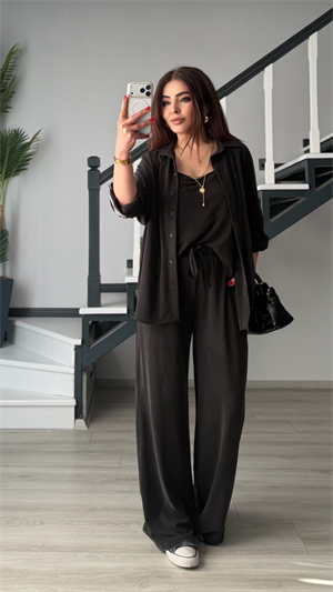 Black Premium Modal 3-Piece Set
