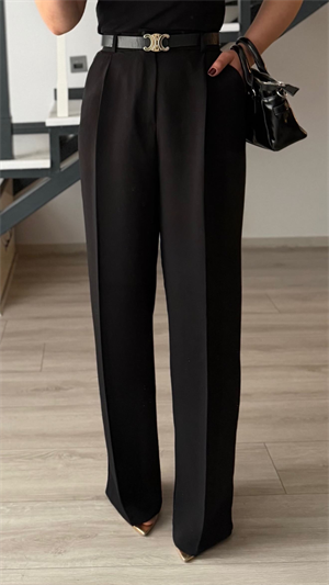 Siyah Premium Palazzo Pantolon