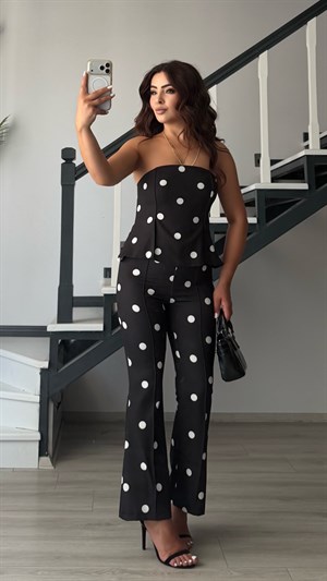 جمبسوت سترابلس أسود منقط