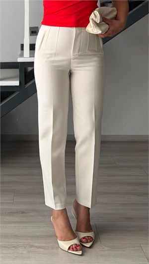 Stone Welt Pocket Fabric Trousers