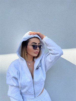 WRSTBHVR Gri Eşofman Takım