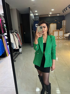 Yeşil Tüvit Ceket