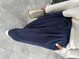 ZR Model Keten Palazzo Pantolon