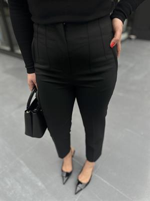 Zr Model Siyah Flatolu Pantolon 