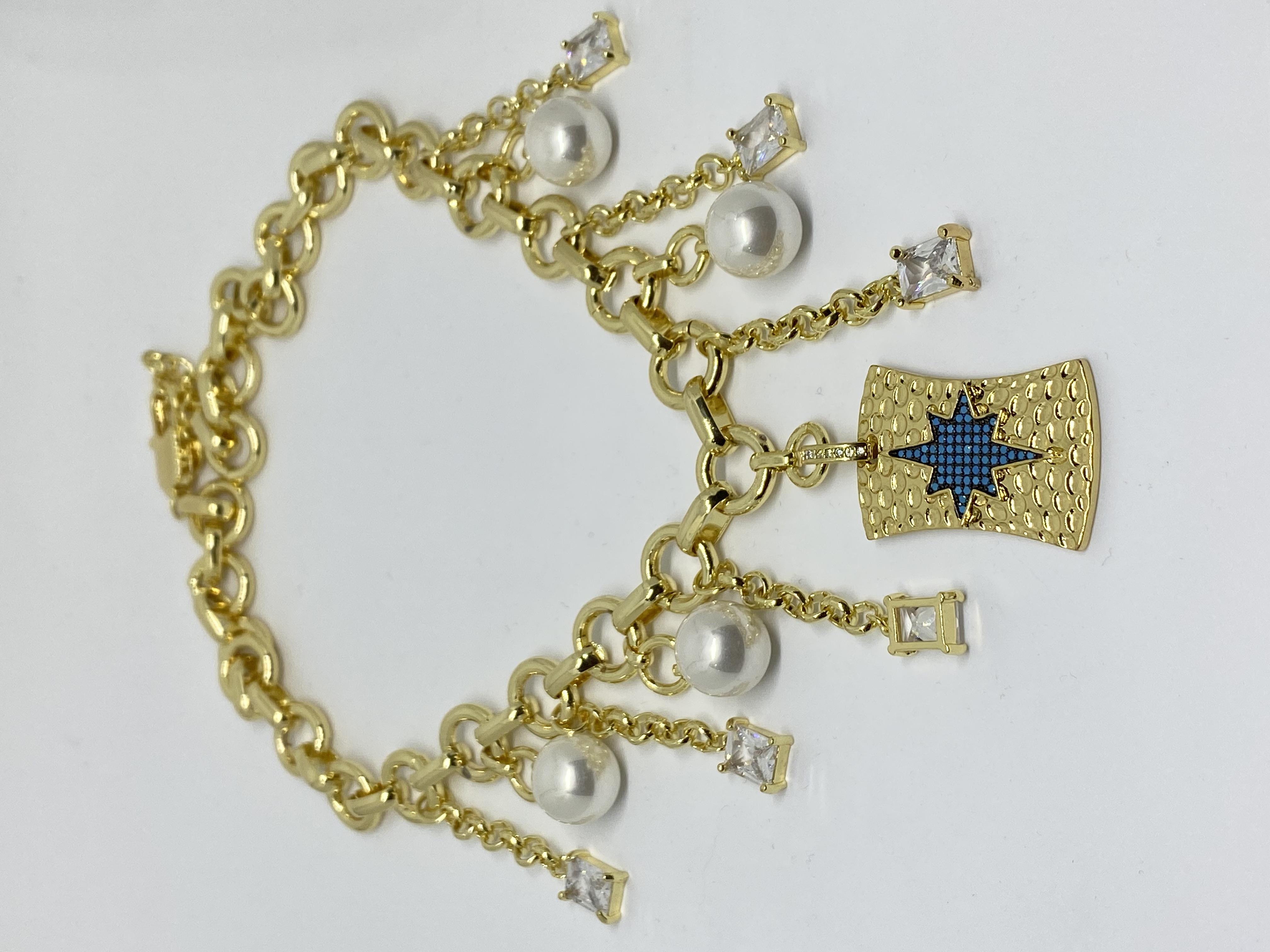14K Kaplama Tasarım Kolye 