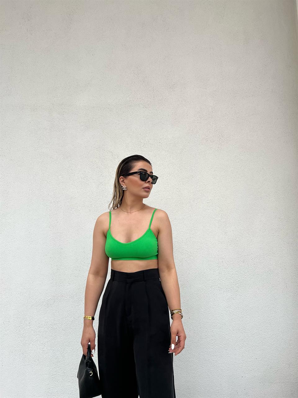 Dilvin Green Supportive Bralette