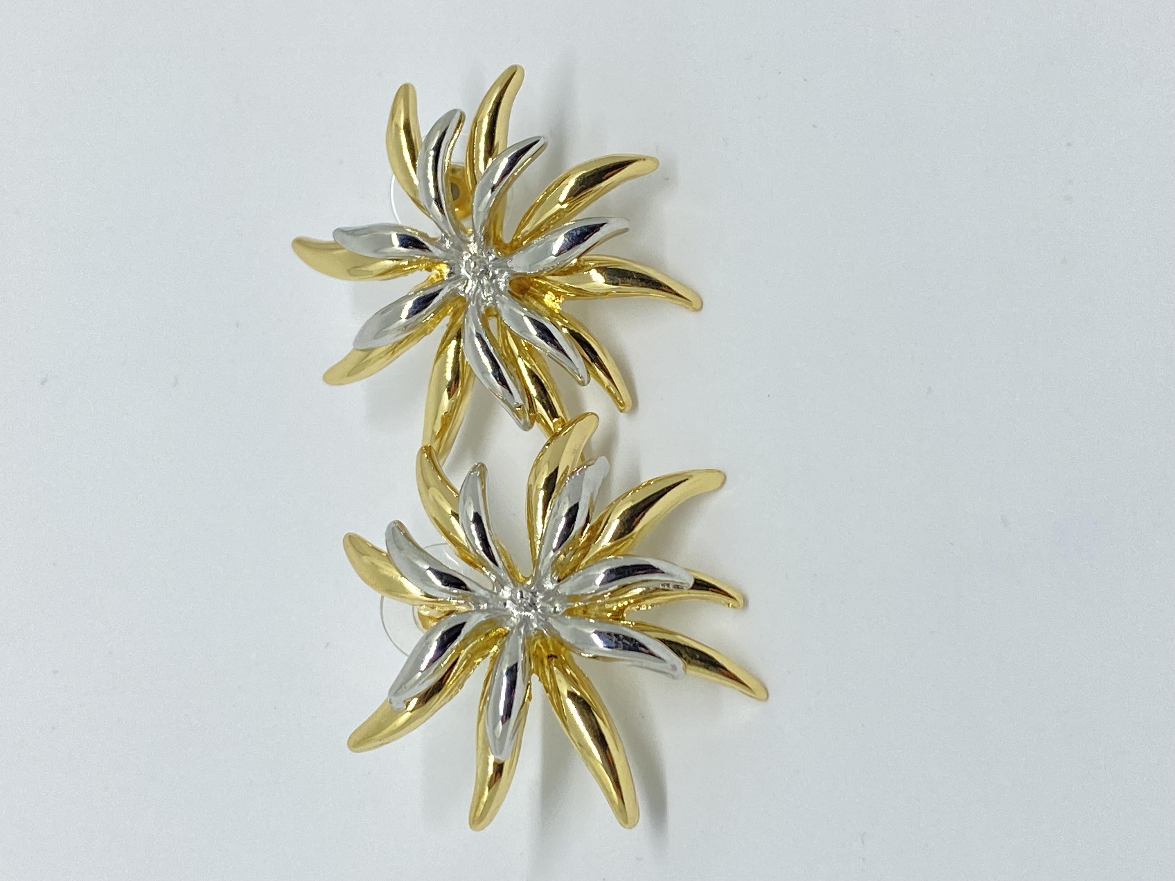 Gümüş&Gold Tasarım Küpe