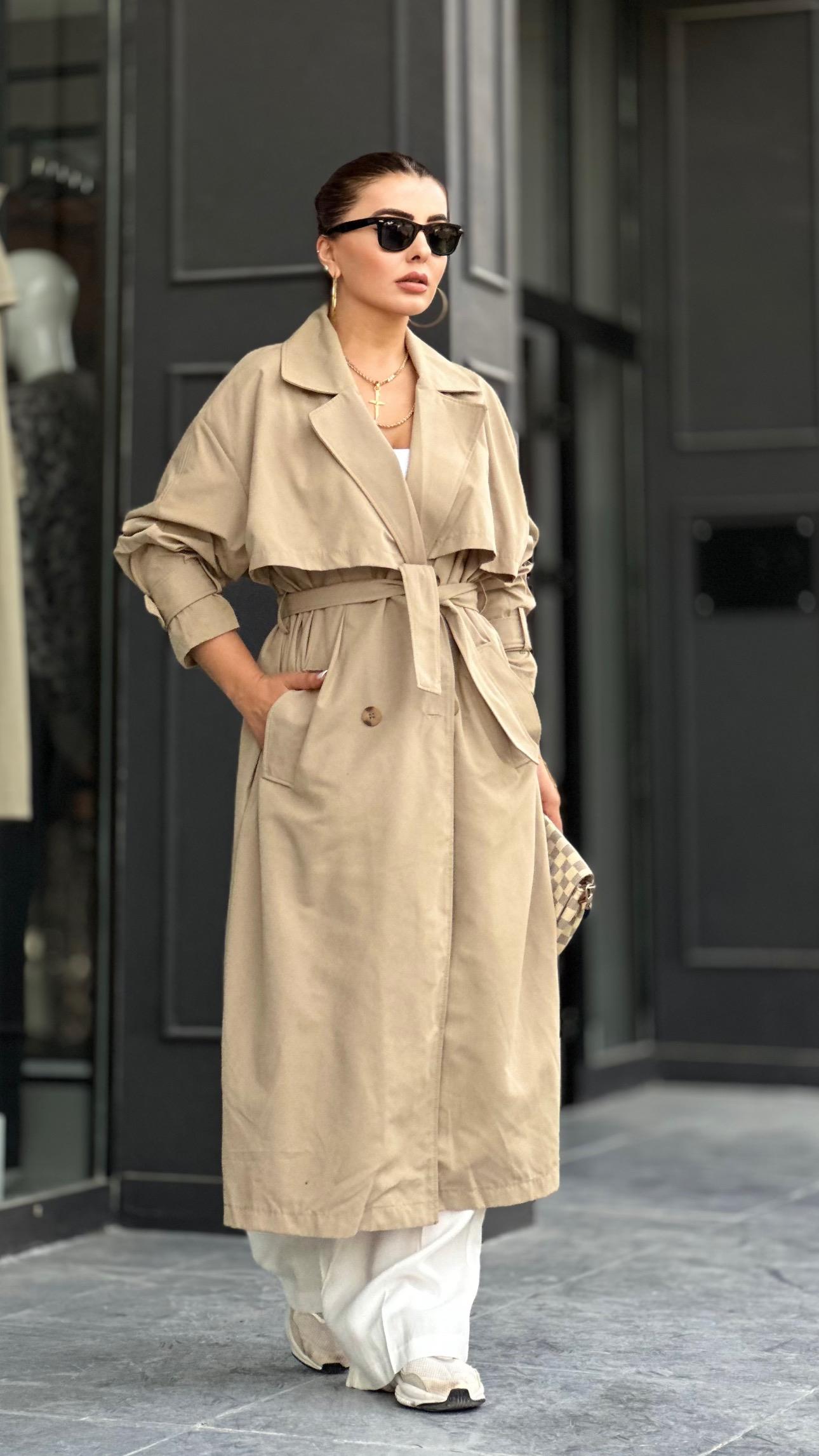Marka Model Taş Oversize Trençkot