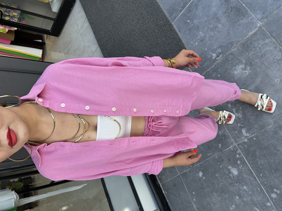 Pembe Keten Takım