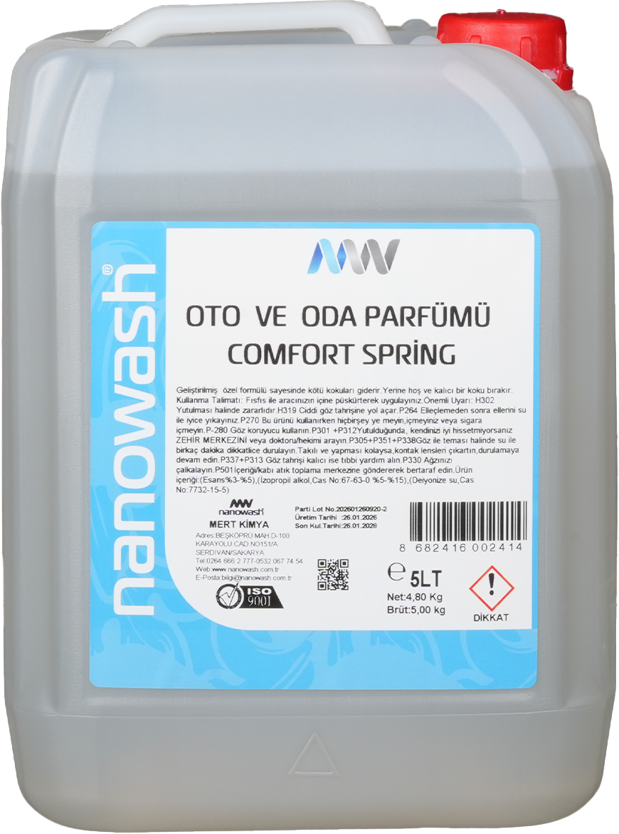 NANOWASH COMFORT SPRİNG PARFÜM 5 LT