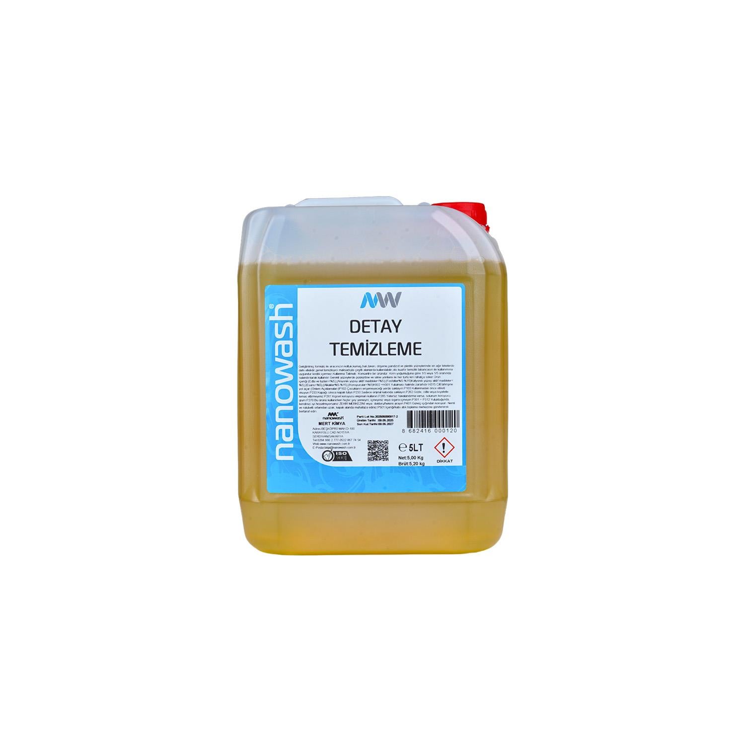 Nanowash Detay Temizlik Koltuk Kumaş Döşeme Temizleyici 5 Lt