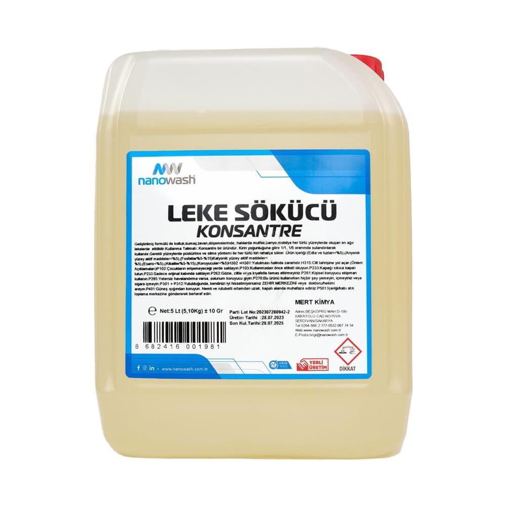 Nanowash Leke Sökücü 5 Lt