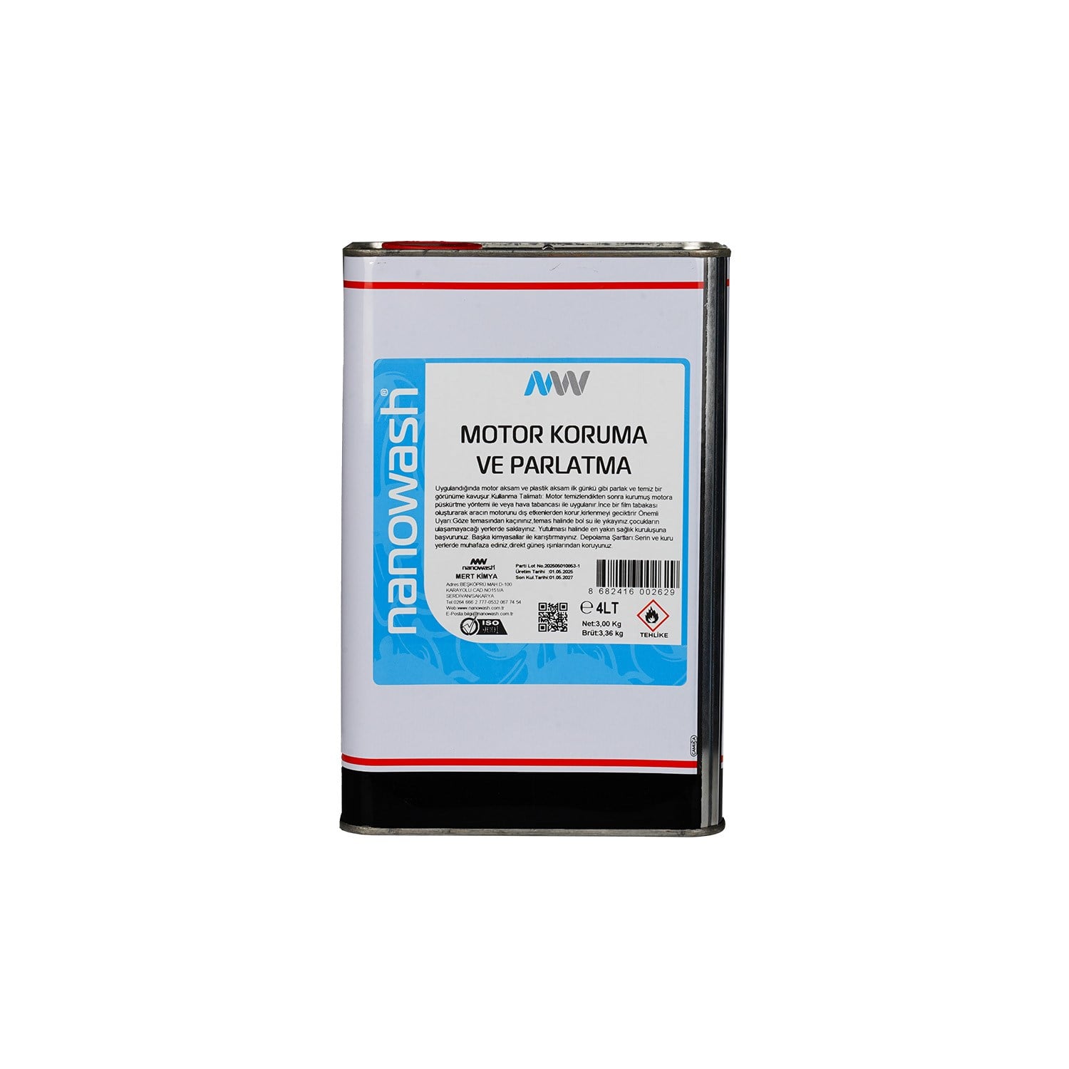 Nanowash Motor Koruma Parlatma 4 Lt