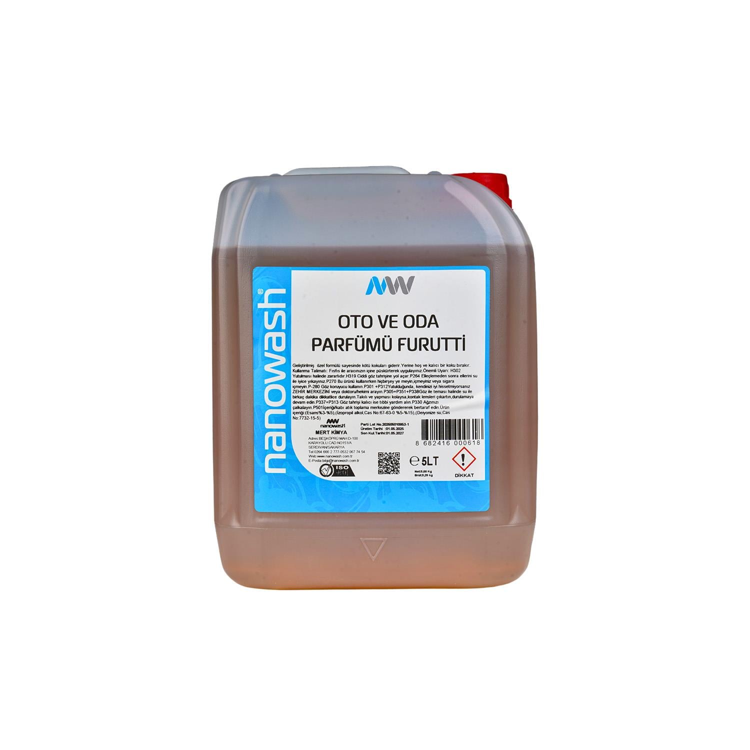 Nanowash Oto ve Oda Parfümü Furutti 5 Lt