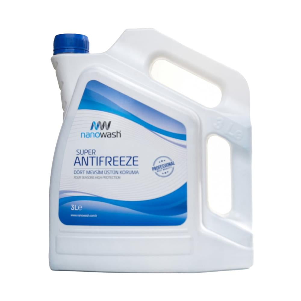 Nanowash Süper Antifriz Organik Mavi 3 Lt