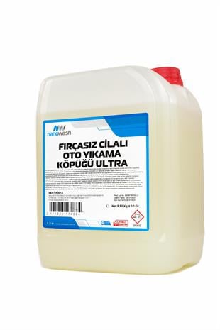 Nanowash Fırçasız Cilalı Oto Yıkama Köpüğü Ultra 5 Lt