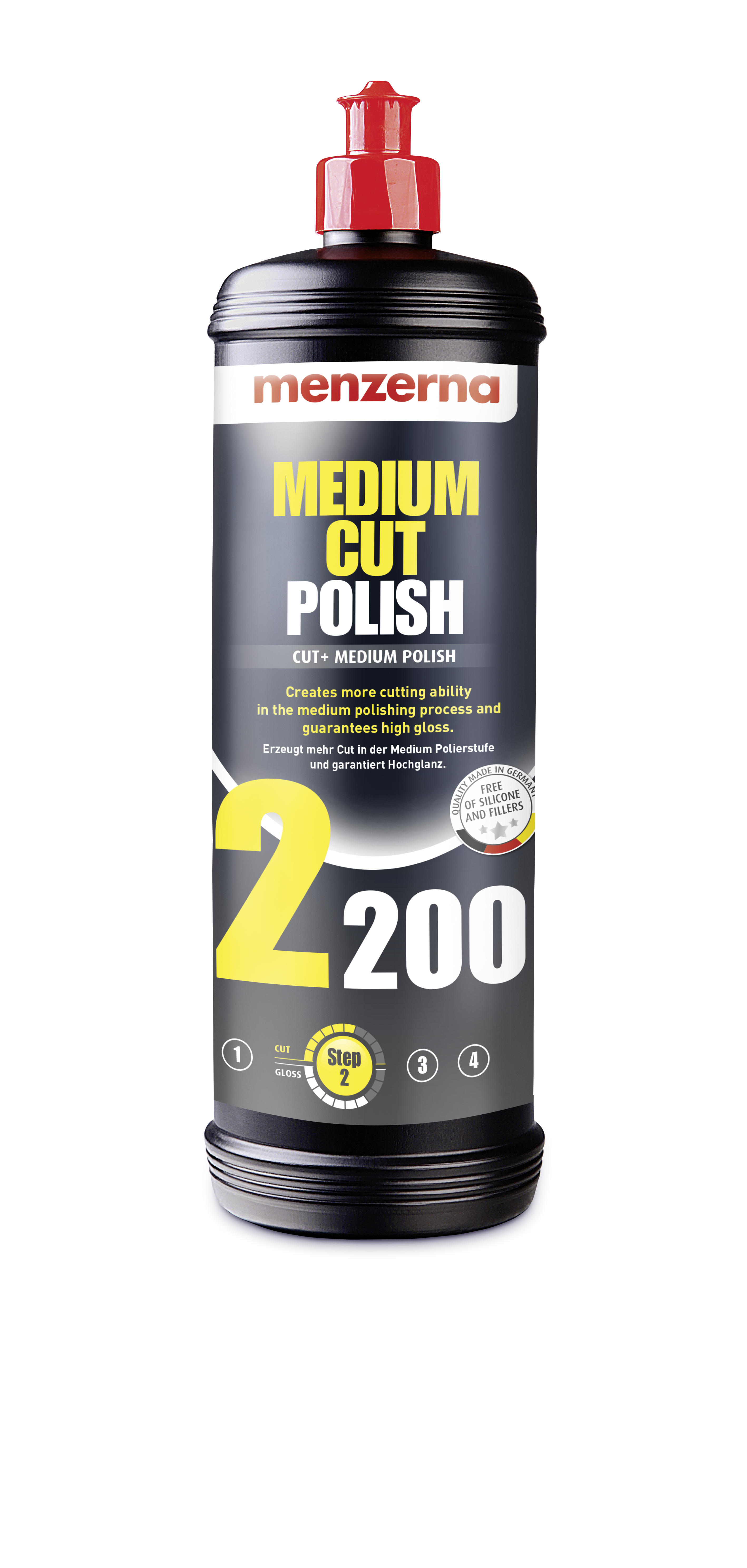 MENZERNA MEDİUM CUT POLİSH 2200 ÇİZİK GİDERİCİ PASTA 1 LT