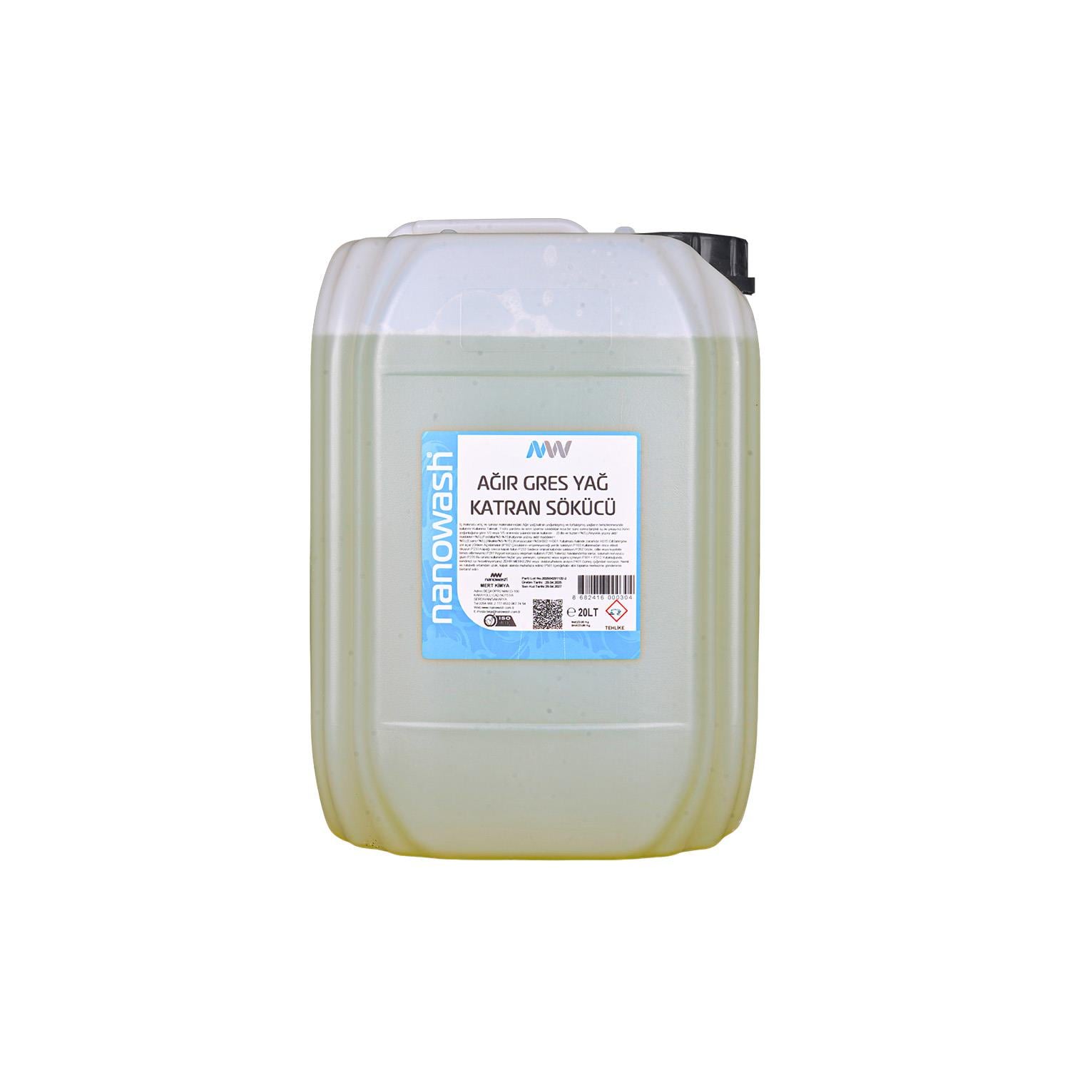 Nanowash Ağır Gres Yağ Katran Sökücü 20 Lt