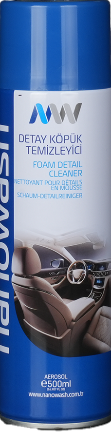 NANOWASH DETAYLI KÖPÜK TEMİZLEYİCİ 500 ML AERSOL