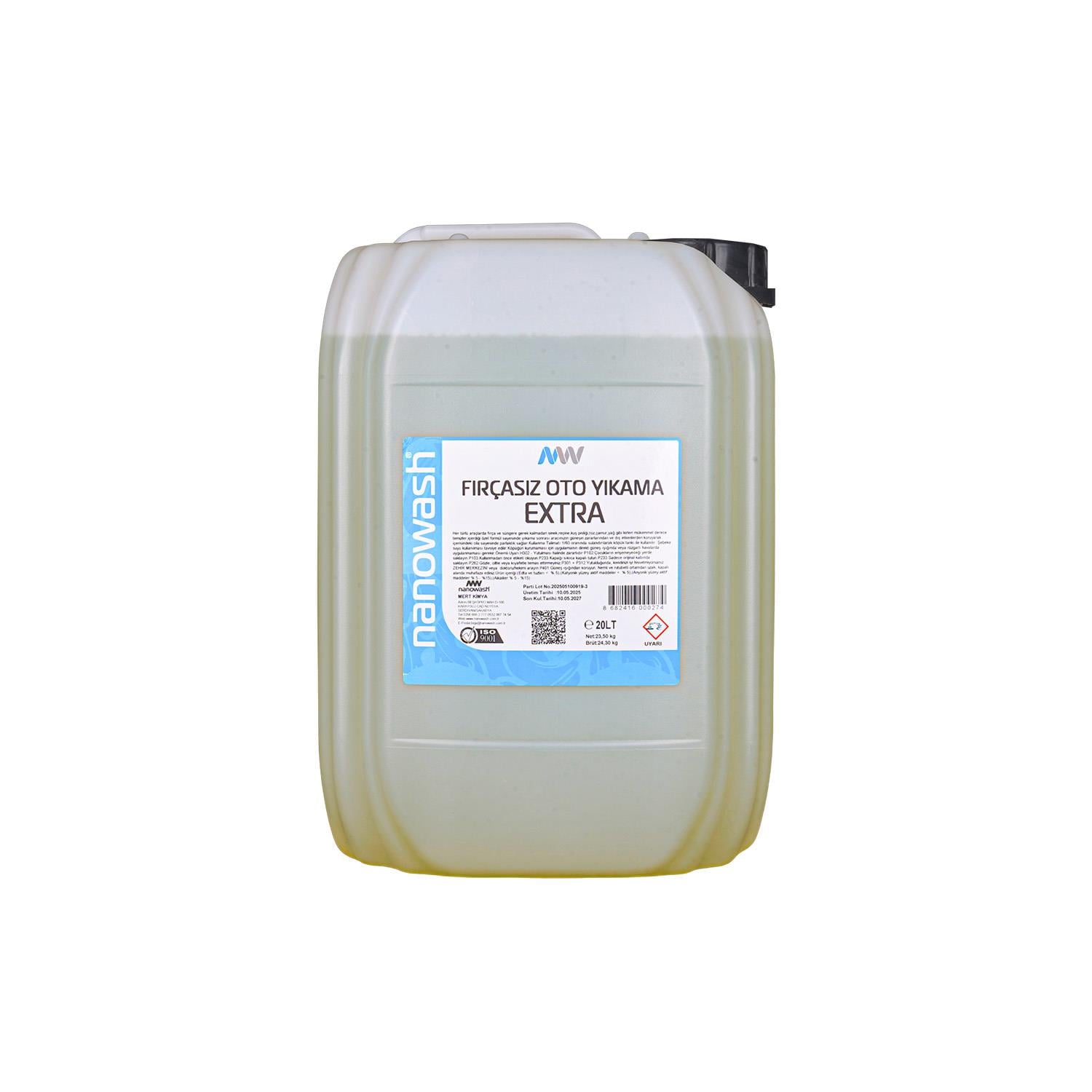 Nanowash Fırçasız Cilalı Oto Yıkama Köpüğü Extra 20 Lt