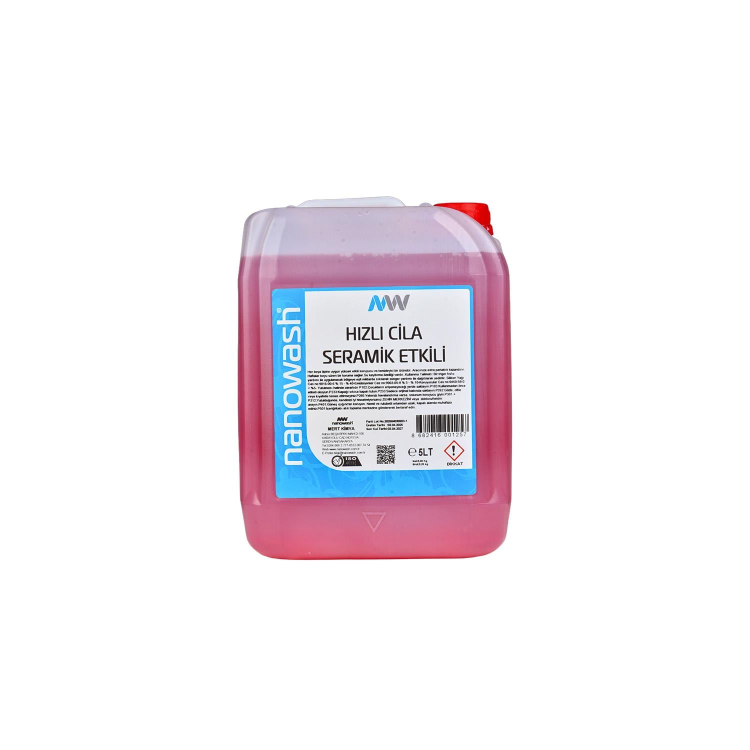 Nanowash Hızlı Cila Extra 5 Lt